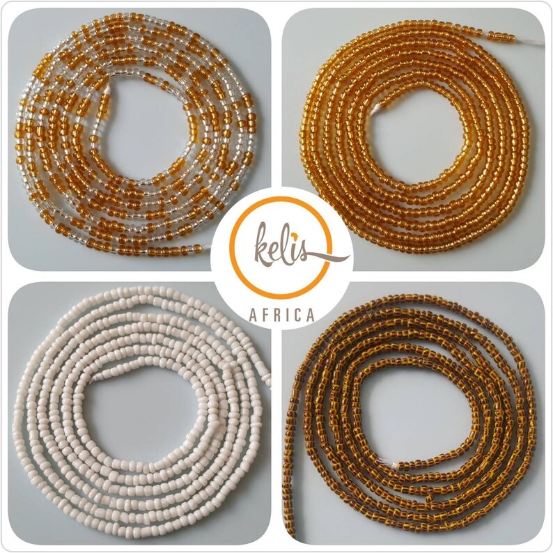 NEW SALE / Waist Beads / Strings of west african Waistbeads Etsy