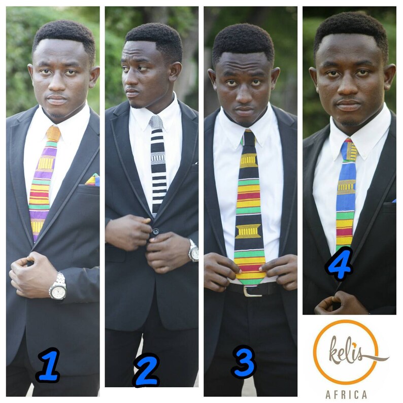 Mens Kente-Tie Unisex Kente Tie Kente Tie