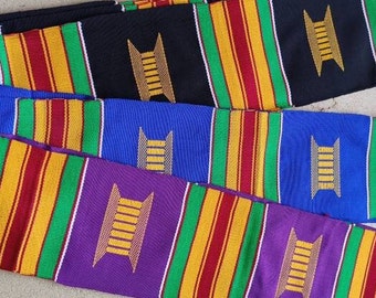 Authentic Kente Shawl/ Kente strip /Kente scarf/