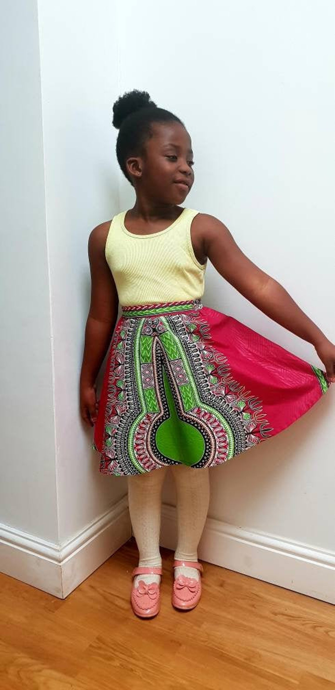 Little Girls African Print Skirt / Toddler Skirt / Ankara Etsy