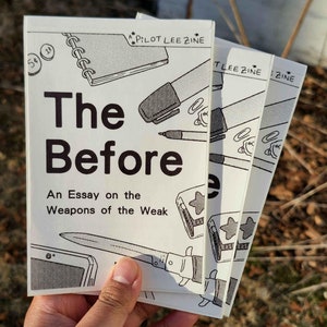 The Before Zine, Zine Essay, Folklore, Personal Essay, Academic