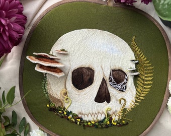 Custom Fungi/Mushroom Embroidery and Home Decor