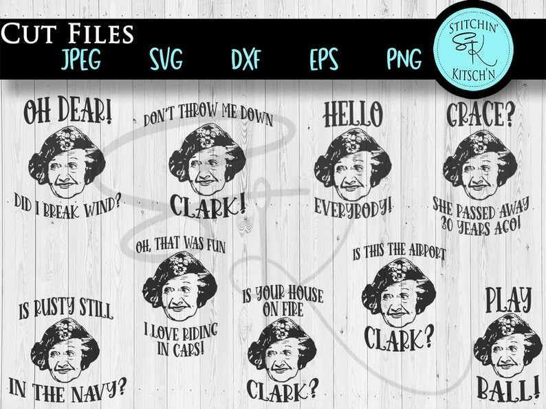 Aunt Bethany SVG Bundle Christmas Vacation Inspired SVG | Etsy