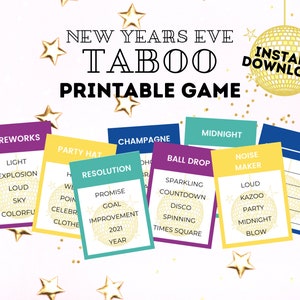 Free New Year's Eve Drink If Game Printable - Hypnotic Glamour Designs