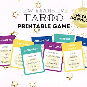 Free New Year's Eve Drink If Game Printable - Hypnotic Glamour Designs