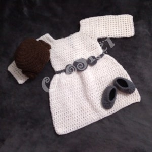 Star Wars Princess Leia Crochet Baby Costume