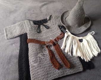 Gandalf Inspired Crochet Baby Costume