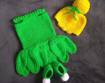 Disney Tinker Bell Crochet Baby Costume