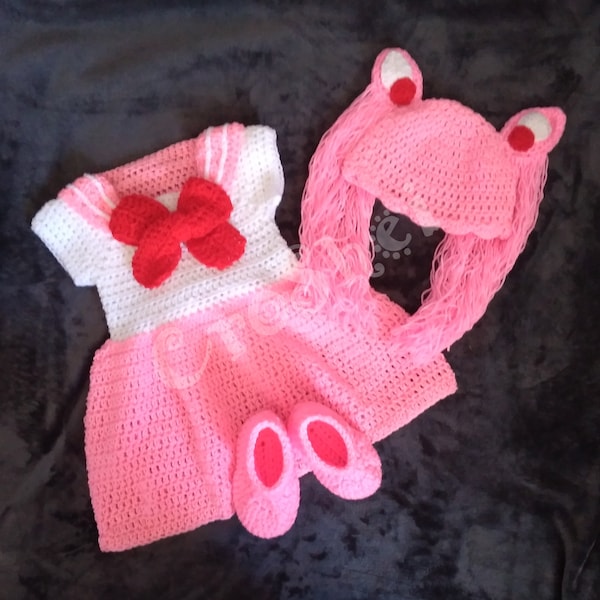 Sailor Chibi Moon Crochet Baby Costume