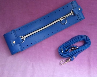 DIY Bag Kit, Leather Base & Strap, Bag Shaper for Crochet/Knitted Bags