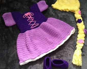 Disney Rapunzel Crochet Baby Costume