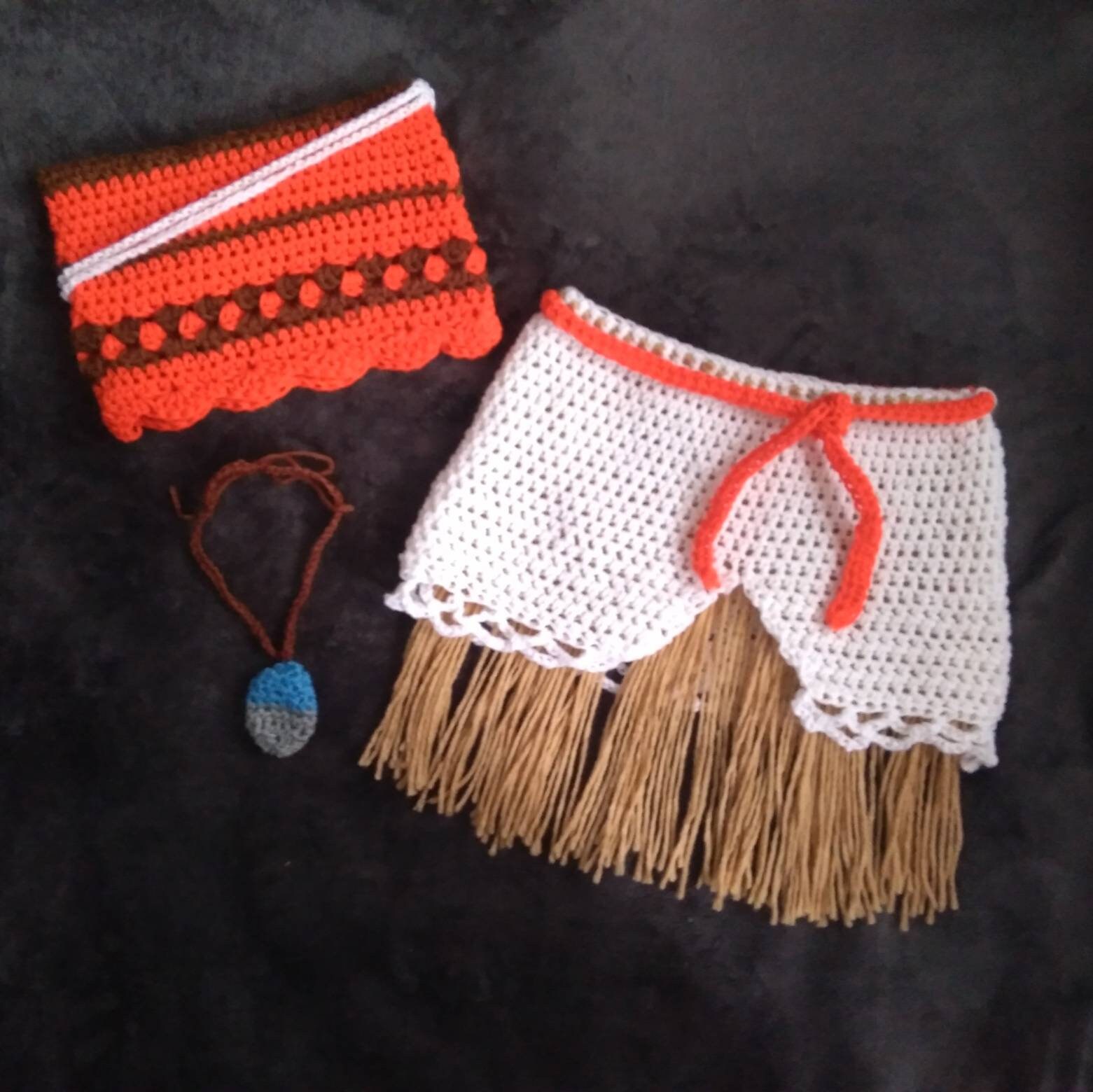 Disney Moana Crochet Baby Costume Etsy Disney Moana Crochet Baby Costume Etsy