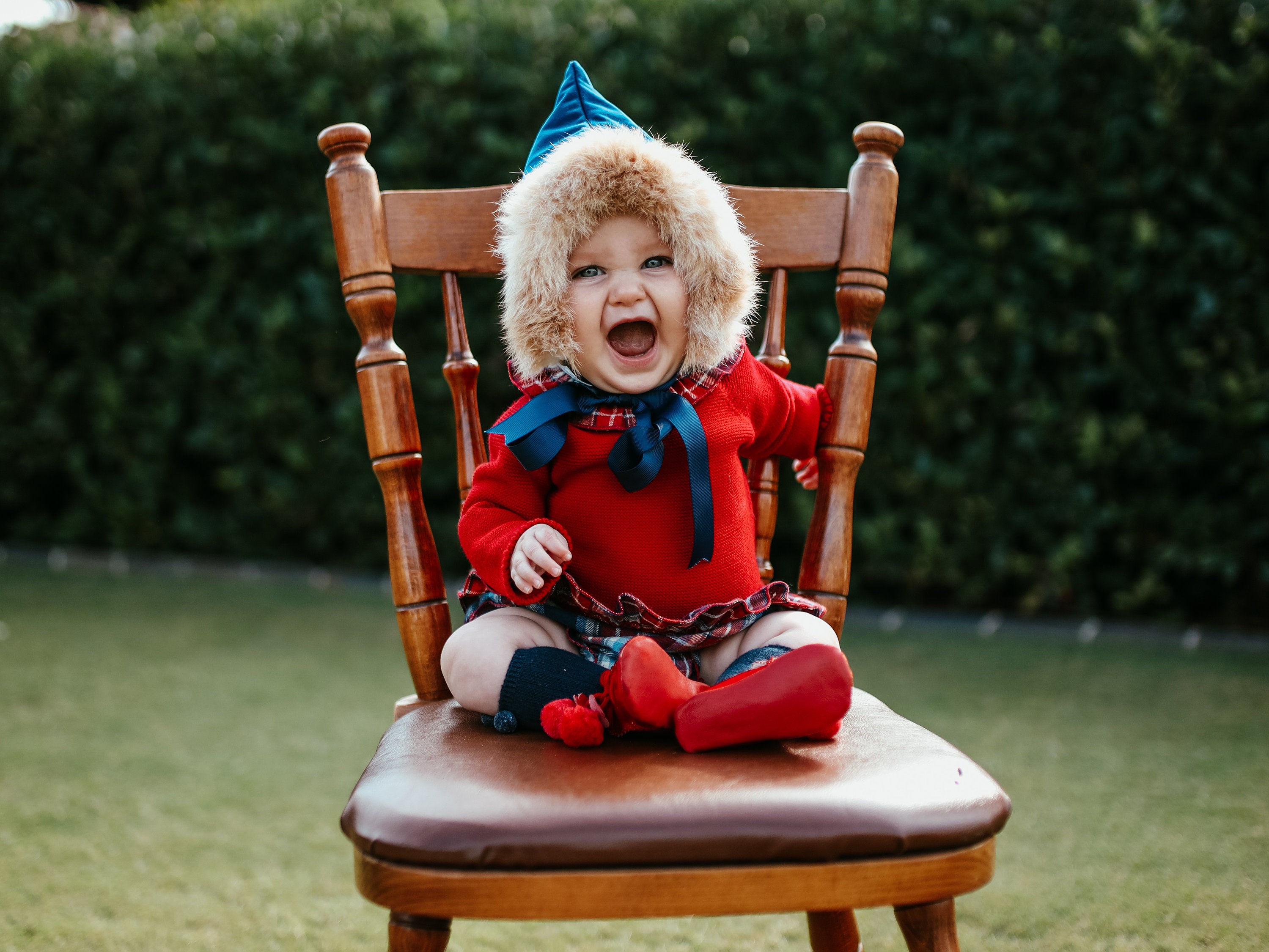 Fur \u0026 Velvet Pixie Hat Any Size Newborn 