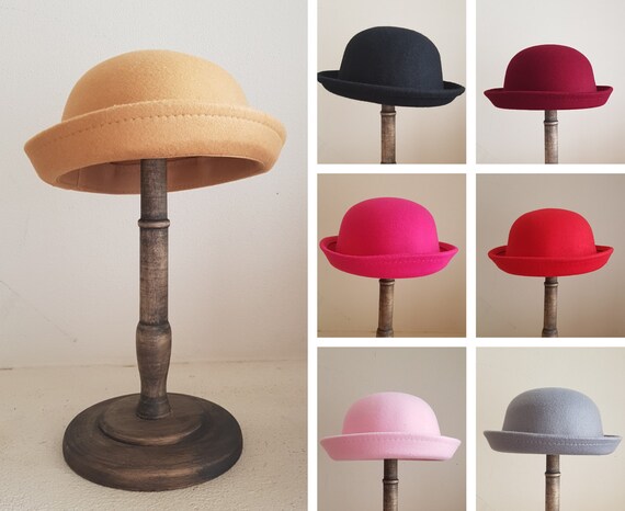 plain felt hats