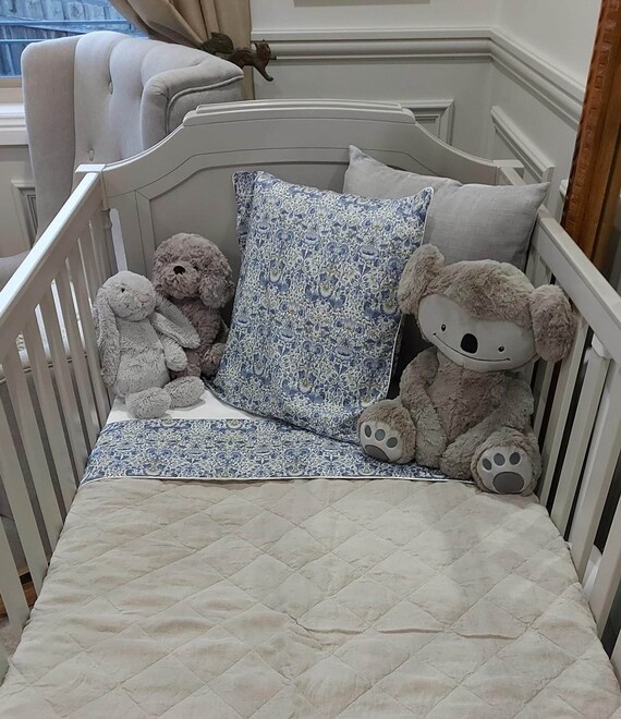 Babebay Lenzuolo Per Culla In Cotone Verde Salvia - Morbido 185 G/m², Con Angoli Elastico, Per Materasso 132x71 Cm, Neutro Per Bambini