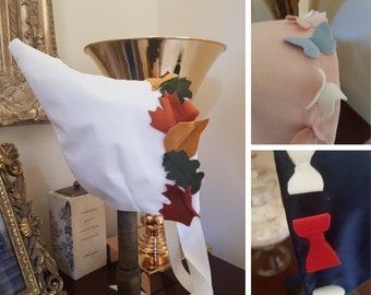 Velvet Autumn Leaf Pixie Hat - any size newborn up to 36 months - made to order - Various Colours and Styles - winter pointy bonnet