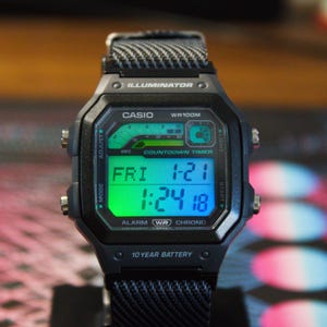 Casio WS-1600 LED + Color Mods, 22mm Strap