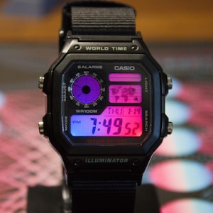Casio AE-1200 LED + Color Mods, 22mm Strap