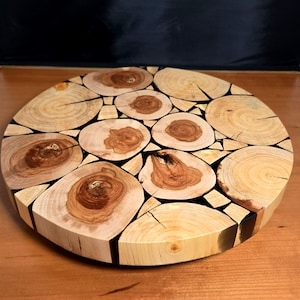 Custom Epoxy lazy susan
