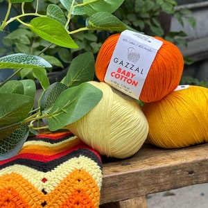 Gazzal Baby Cotton Blend Yarn