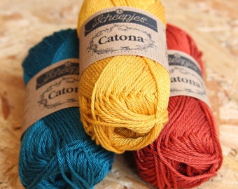 Scheepjes Catona 100% Mercerised Cotton 50gr
