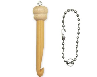 Seeknit Bamboo Crochet Hook Key Chain 56635 made in JAPAN