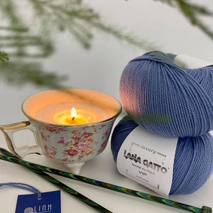Lana Gatto Vip yarn; Merino wool and cashmere yarn; Italy yarn; Knitting