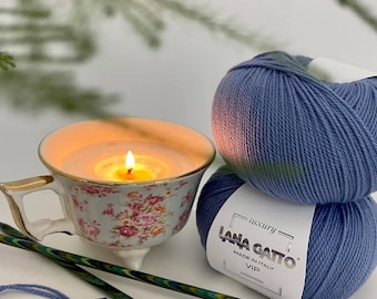 Lana Gatto Vip yarn; Merino wool and cashmere yarn; Italy yarn; Knitting
