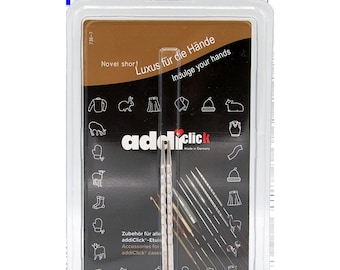 addi Click Rocket 2 Squared Short Interchangeable Knitting Needle Tips, Interchangeable knitting needles, addi tips, interchangeable tips