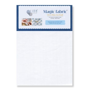 Linh Handmade Magic Fabric, Pack of 1 A4  blank sheet