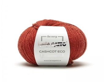 Lana Gatto Cashcot Eco Knitting Yarn Cotton Cashmere Blend Italian Yarns DK Weight