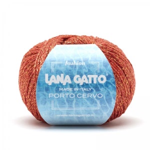 Lana Gatto Porto Cervo Yarn with Viscose and Metallic Fibers