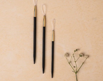 KnitPro Lantern Moon Ebony Wood Wood Finishing Needles (Set of 3) 350622