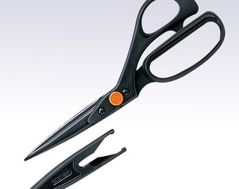 Clover Tailor's Scissors "BLACK" Portable Type 21cm 36-192 from JAPAN