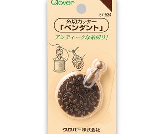 Clover Thread Cutter Pendant Art 57-534 made in JAPAN