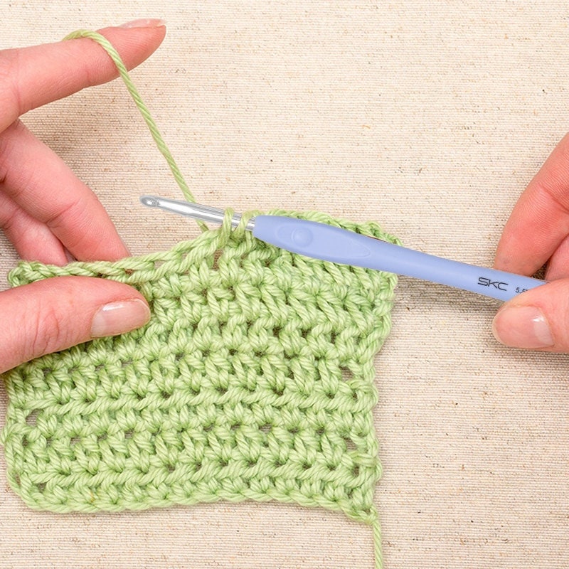 TPR Aluminum Crochet Hook Set with Storage Bag Soft Handle Crochet Needles  Yarn Weave Knitting Needles Set DIY Weaving Tool