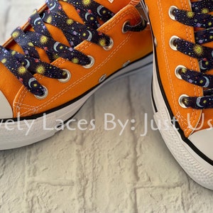 Stars and Moon Shoelaces for Sneakers