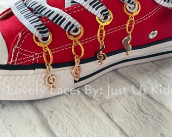 Music Notes and Instrument Charms for Sneakers or Bracelets