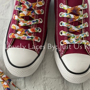 Floral Print Schnürsenkel für Sneakers