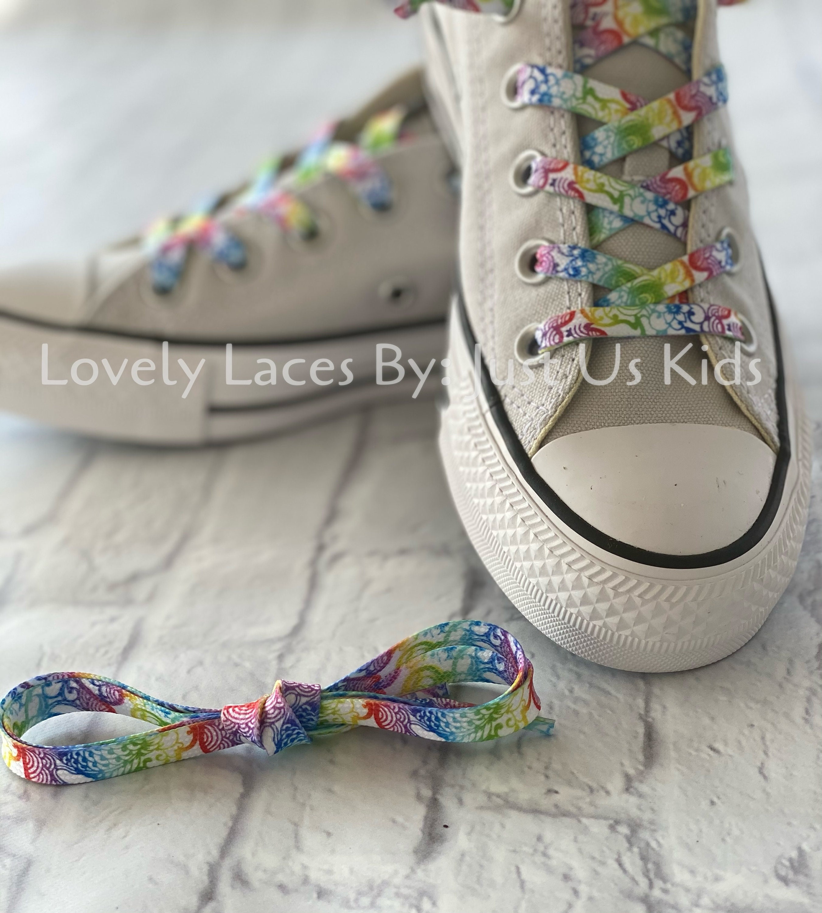Lacci arcobaleno per scarpe da ginnastica Etsy Italia