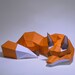 Fox Sleep Paper Craft, Paper Model, 3d Paper Craft, Paper Sculpture PDF ...