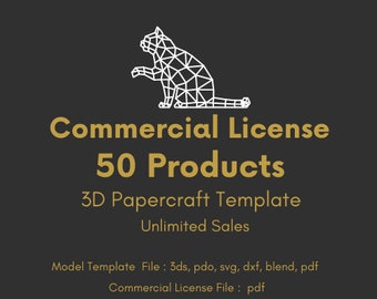Commercial License for 50 Products