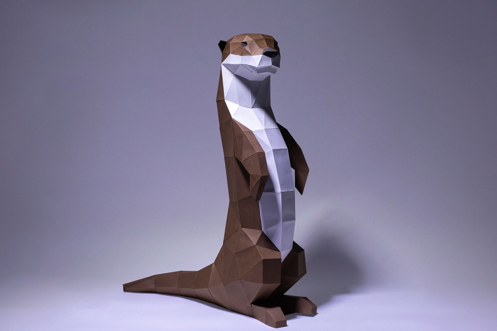 Otter Paper Craft Digital Template Origami PDF Download | Etsy