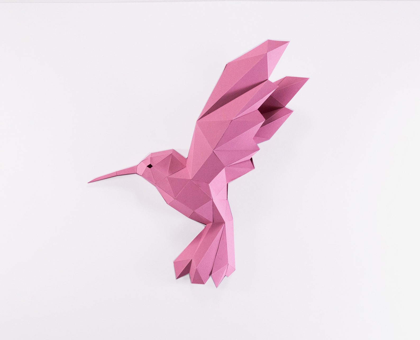 Hummingbird Paper Craft Digital Template Origami PDF Etsy Canada