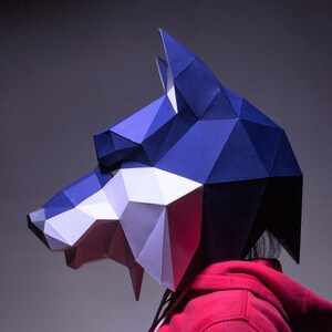 Wolf Mask, Werewolf Paper Mask, Halloween Mask,werewolf Costume ...