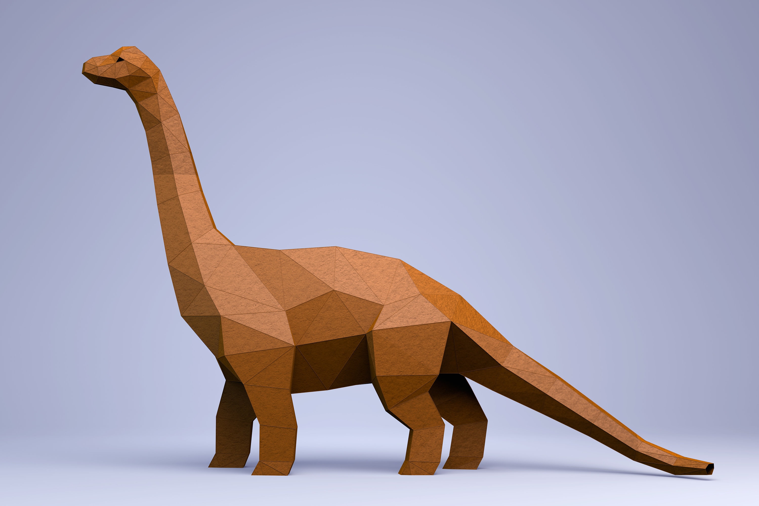 Apatosaurus Dinosaur Digital Template PDF Paper Craft | Etsy