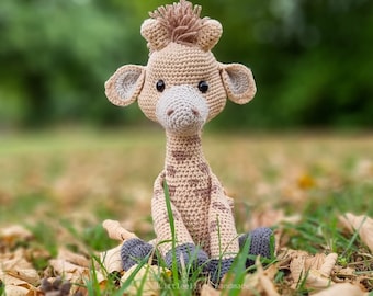 Amigurumi Giraffe | Crochet Giraffe | Caramel the Giraffe | Giraffe Pattern | Giraffe Amigurumi Pattern | Giraffe Crochet Pattern