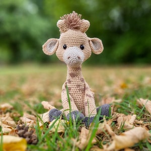Amigurumi/Crochet Giraffe: Caramel the Giraffe (PDF Pattern)