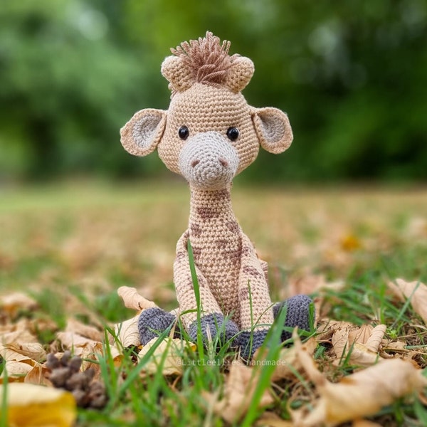 Amigurumi Giraffe | Crochet Giraffe | Caramel the Giraffe | Giraffe Pattern | Giraffe Amigurumi Pattern | Giraffe Crochet Pattern