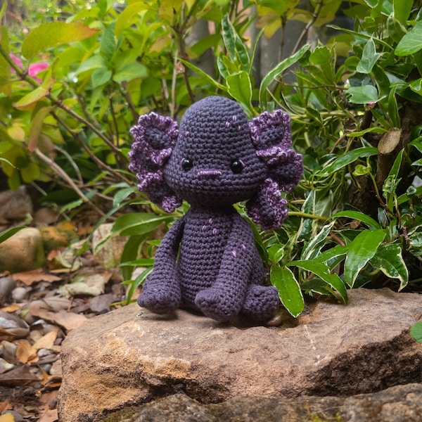 Amigurumi Axolotl | Crochet Axolotl | Aniseed the Axolotl | Axolotl Pattern | Axolotl Amigurumi Pattern |  Aniseed | Axolotl